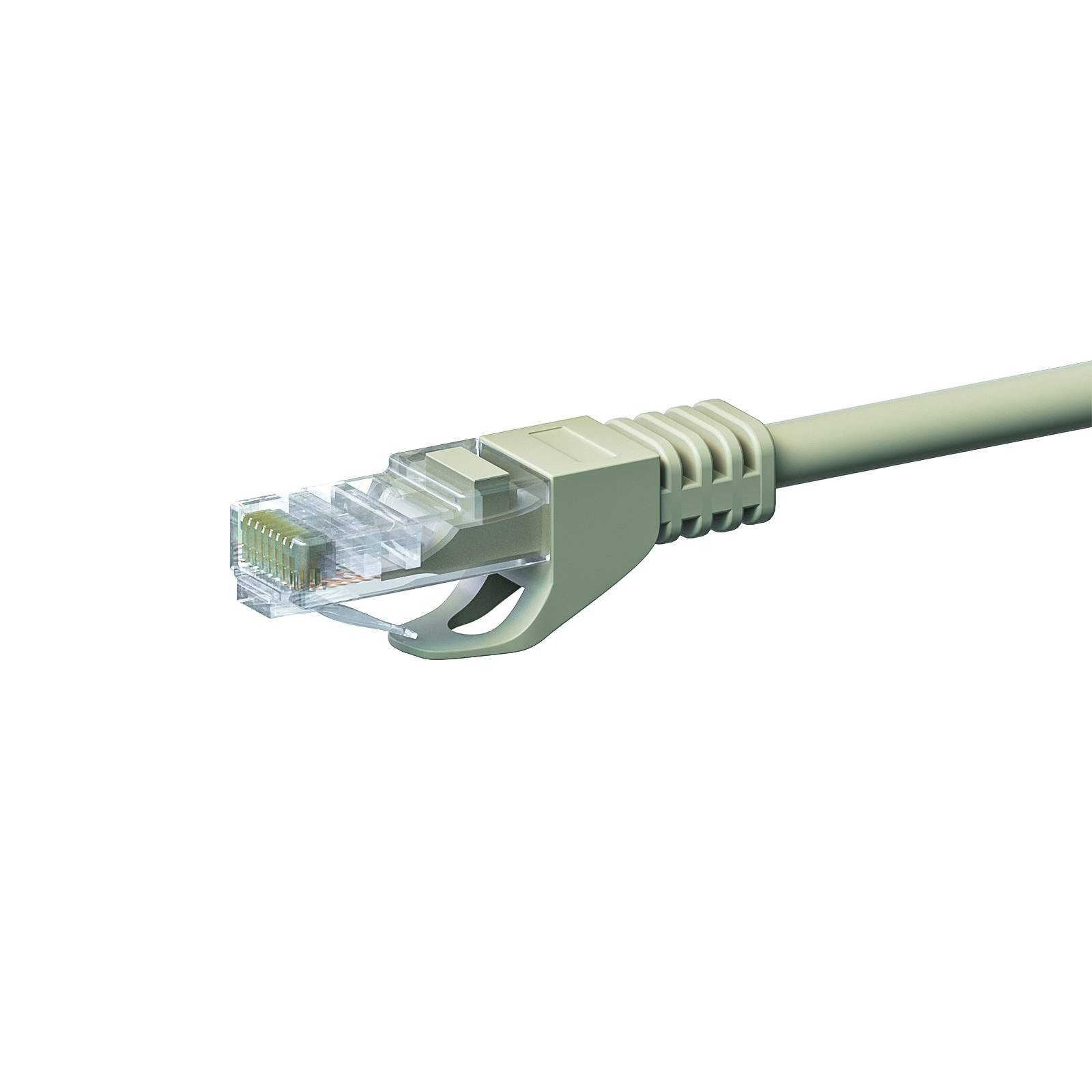 Danicom - Câble CAT5e UTP CCA gris - 0.25m-1