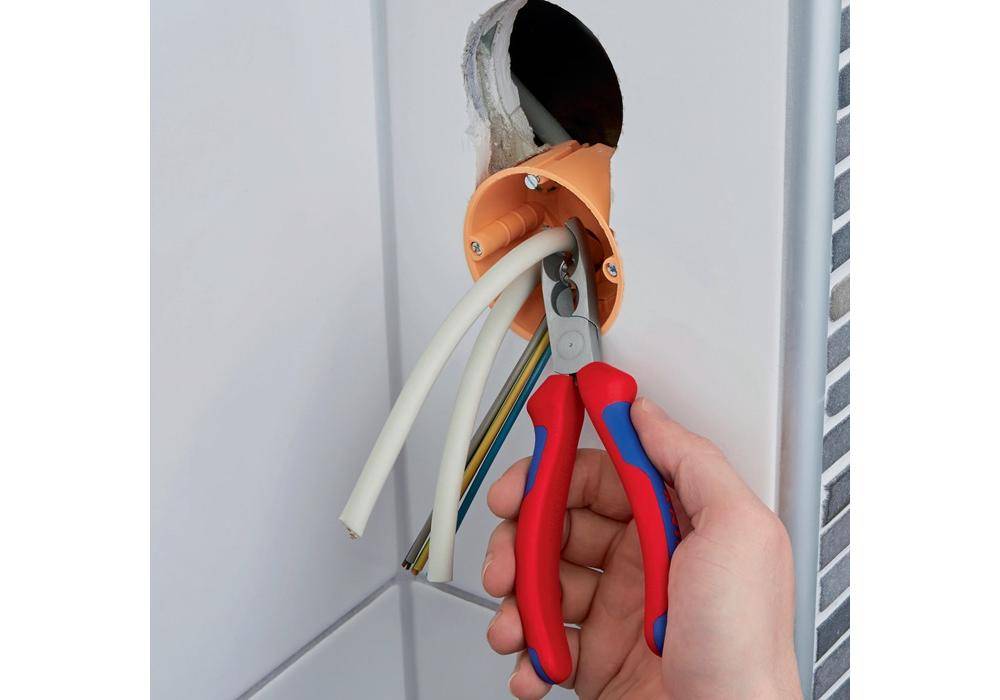 Pince Dénuder Knipex 165mm Dégainage Et Dénudage Précis Pour Boîtiers Encastrés. - Knipex-1