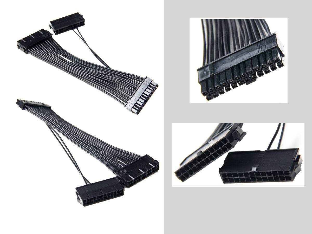 Doubleur de signal ATX Pour utiliser deux alimentations ATX Pour utiliser deux alimentations ATX-0