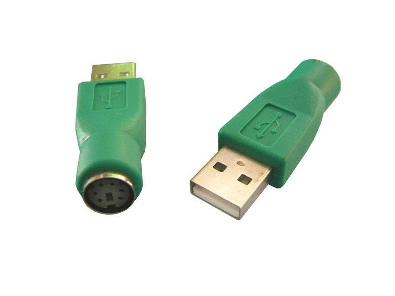Convertisseur USB Mâle vers PS2 Femelle - Pour utiliser une souris PS2 sur un port USB-0