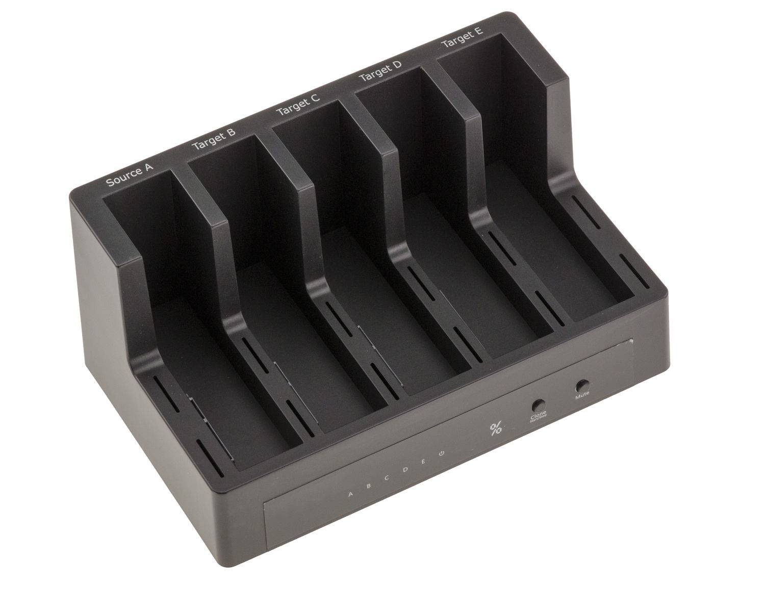 Docking Station. Dock pour 5 DISQUES SATA 2.5 ou 3.5 Liaison USB3 avec FONCTION CLONAGE. USB 3.0 5G, Alimentation 6.5A.-2