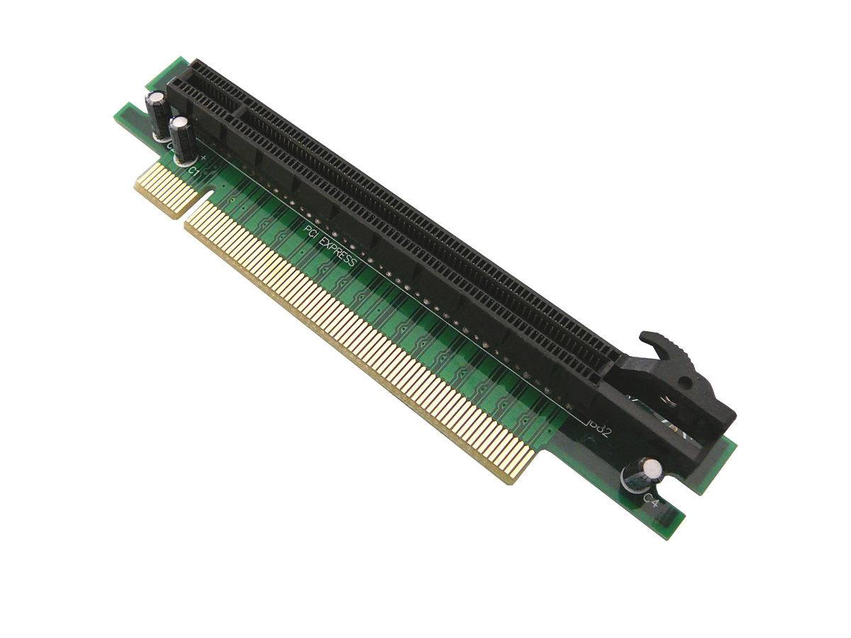 Riser PCI Express PCIe 16x - Type 90° Pour placer à l'horizontale une carte PCI Express Pour placer à l'horizontale une-0