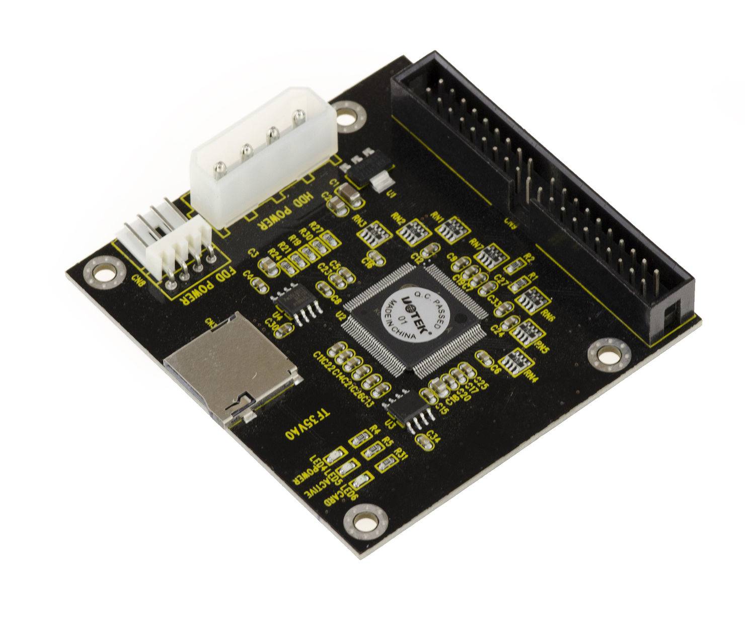 Convertisseur TF MicroSD Vers IDE 3.5"" 40 pins - Bootable CHIPSET FC1307 CHIPSET FC1307-1
