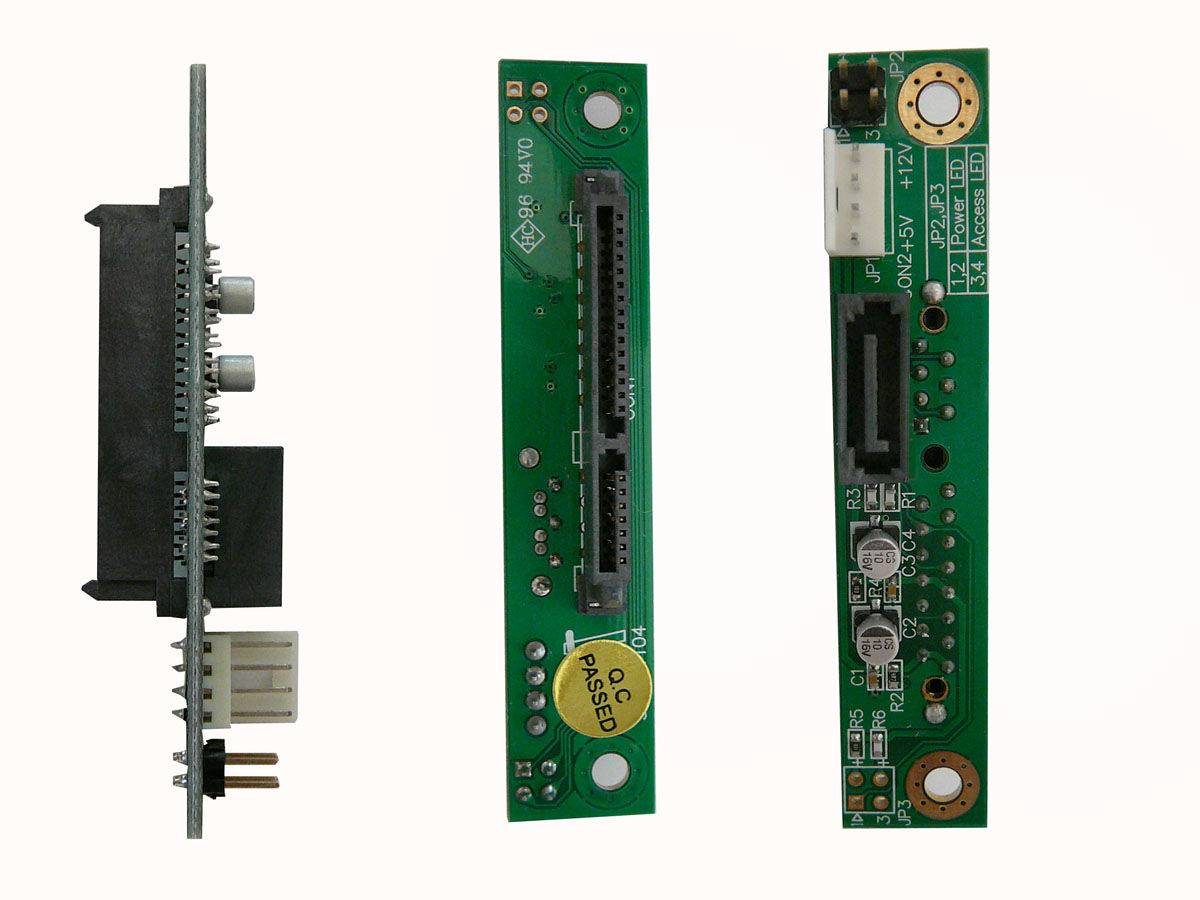 Changeur SATA : SATA 22 points vers SATA 7 points Pour découpler le connecteur SATA DATA+ALIM Pour découpler le connect-0