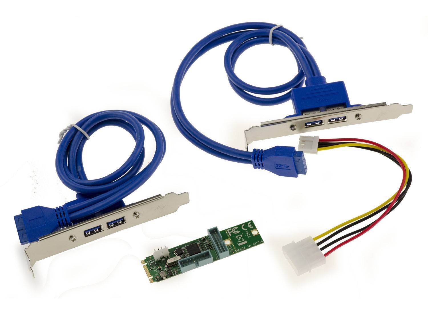 Carte M.2 (M2 NGFF) PCIe M ou B+M Key - 4 Port USB 3.0. CHIPSET NEC Renesas D720201-0