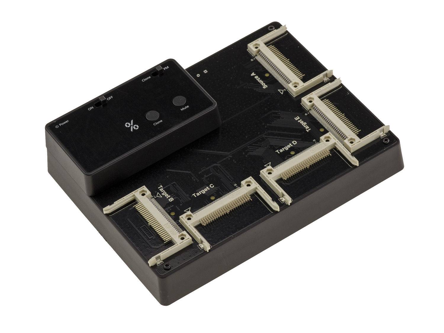 DOCKING STATION. Dock pour 5 cartes COMPACT FLASH Liaison USB3.0 AVEC FONCTION CLONAGE. Alimentation. USB 3 5G-2
