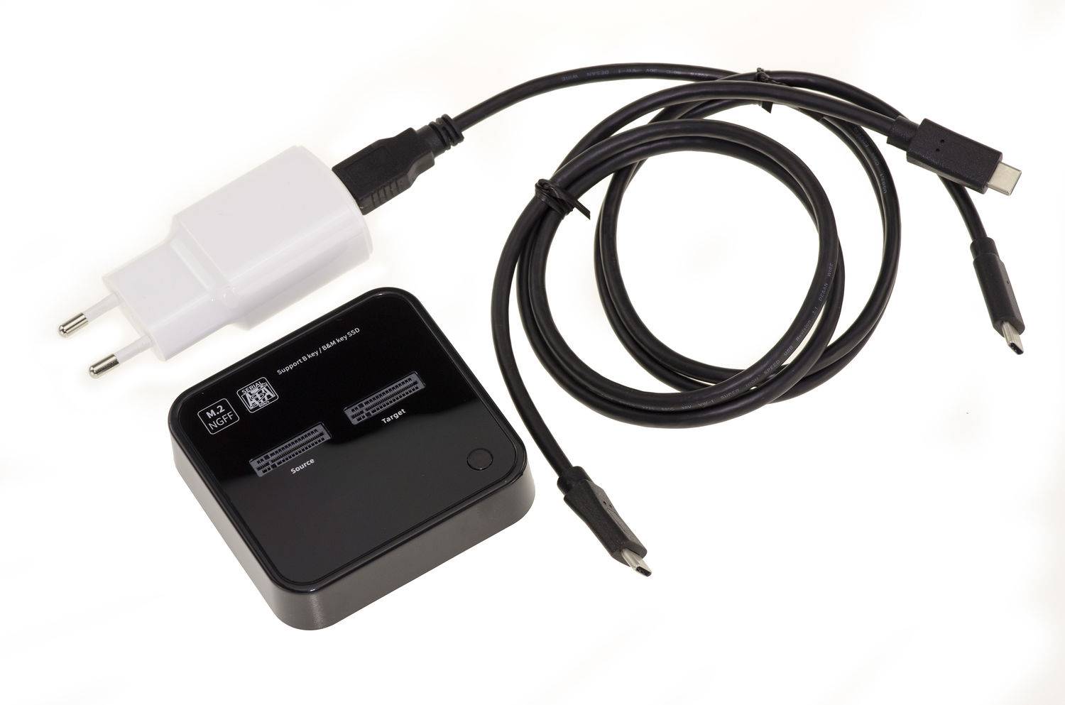 DOCKING STATION. Dock pour 2 SSD M2 SATA Liaison USB3.2 Gen1 5GB AVEC FONCTION CLONAGE-0