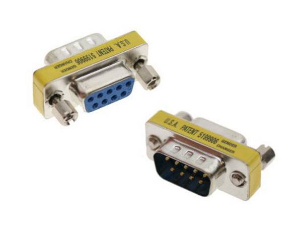 Adaptateur DB9 FEMELLE vers DB9 MALE POUR LIAISON SERIE POUR LIAISON SERIE