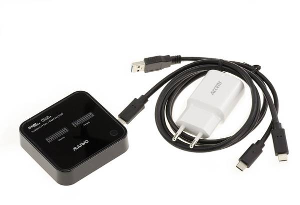 DOCKING STATION. Dock pour 2 SSD M2 NGFF NVMe PCIe Liaison USB3.2 Gen2 10GB AVEC FONCTION CLONAGE