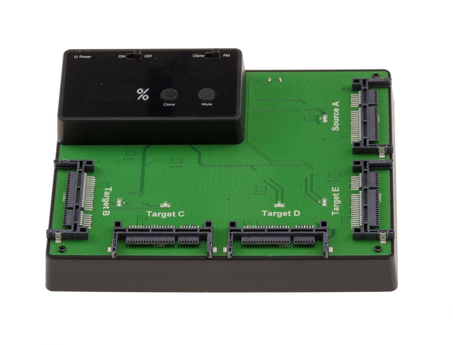 DOCKING STATION. Dock pour 5 cartes CFAST Liaison USB3.0 AVEC FONCTION CLONAGE. Alimentation. USB 3 5G-3