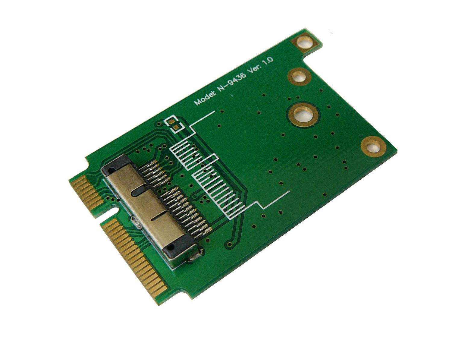 Adaptateur BCM94331CD BCM943224PCIEBT2 BCM94360CD BCM94331CSAX vers miniPCIe Pour carte WIFI Bluetooth de Macbook Pour-0