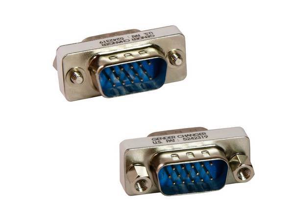 Adaptateur VGA MALE vers VGA MALE VGA HD 15 POINTS