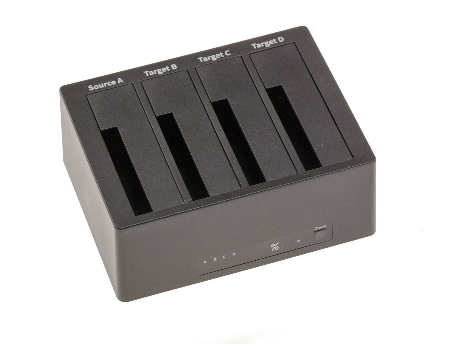 Docking Station. Dock pour 4 DISQUES SATA 2.5 ou 3.5 Liaison USB3 ou eSATA avec FONCTION CLONAGE. USB 3.0 5G, Alimentat-2