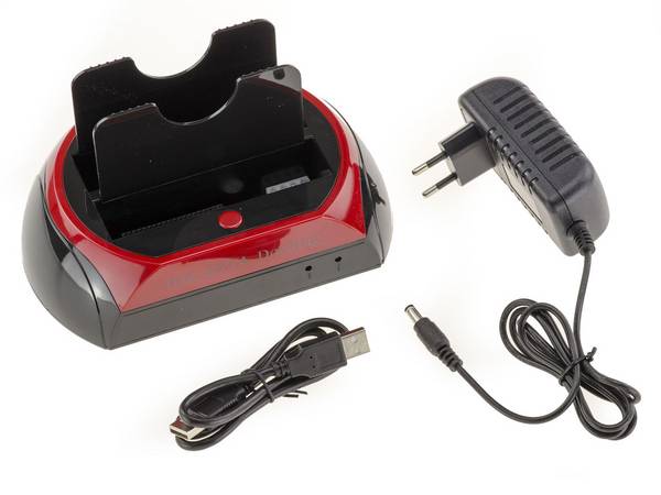 DOCKING STATION /// SATA ET IDE 2.5 ET 3.5 /// vers USB 2.0 - HDD DOCK - Alimentation 2A