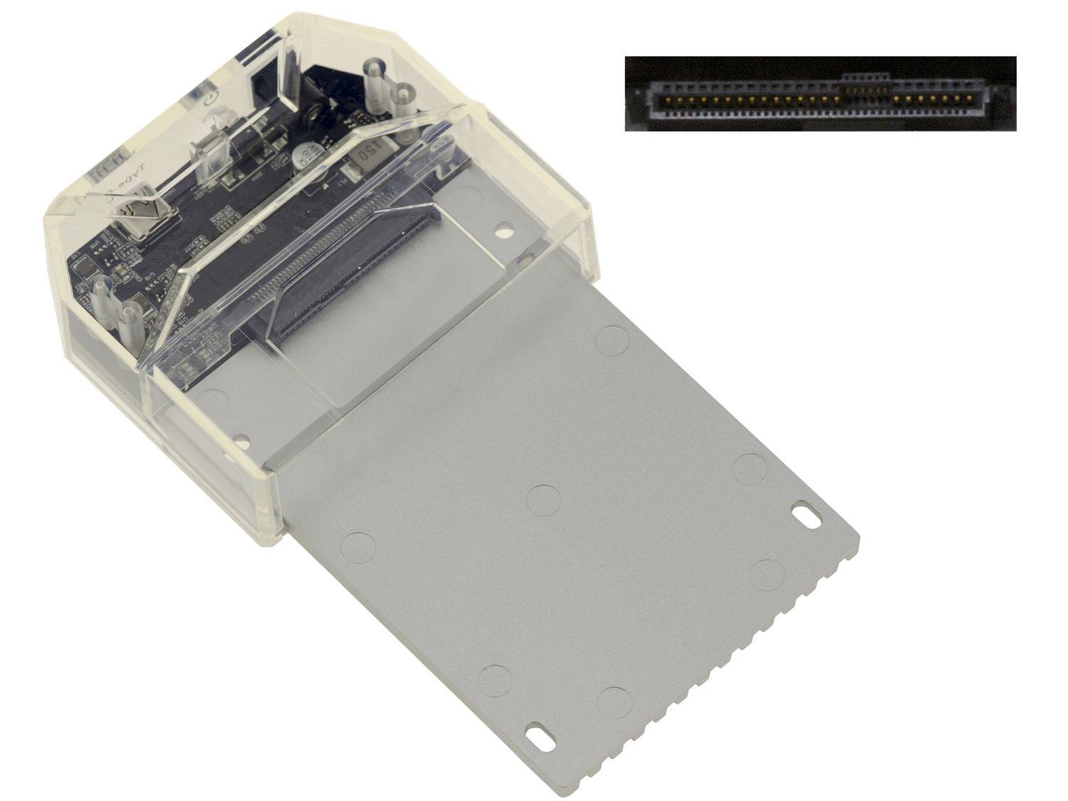 Docking Station pour SSD U2 NGFF SFF-8639 Liaison USB3.1 A ou C. Alimentation 3A. Débit 900MB/s. Dock USB 3.1 10G vers-2