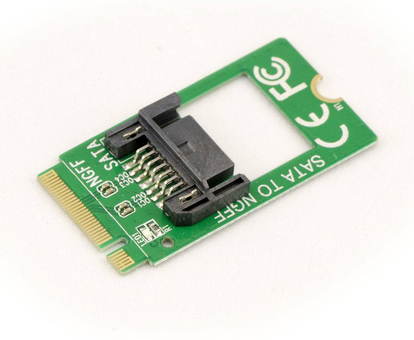 Carte M.2. - 1 port SATA Fiche SATA DATA 7 points Fiche SATA DATA 7 points-0