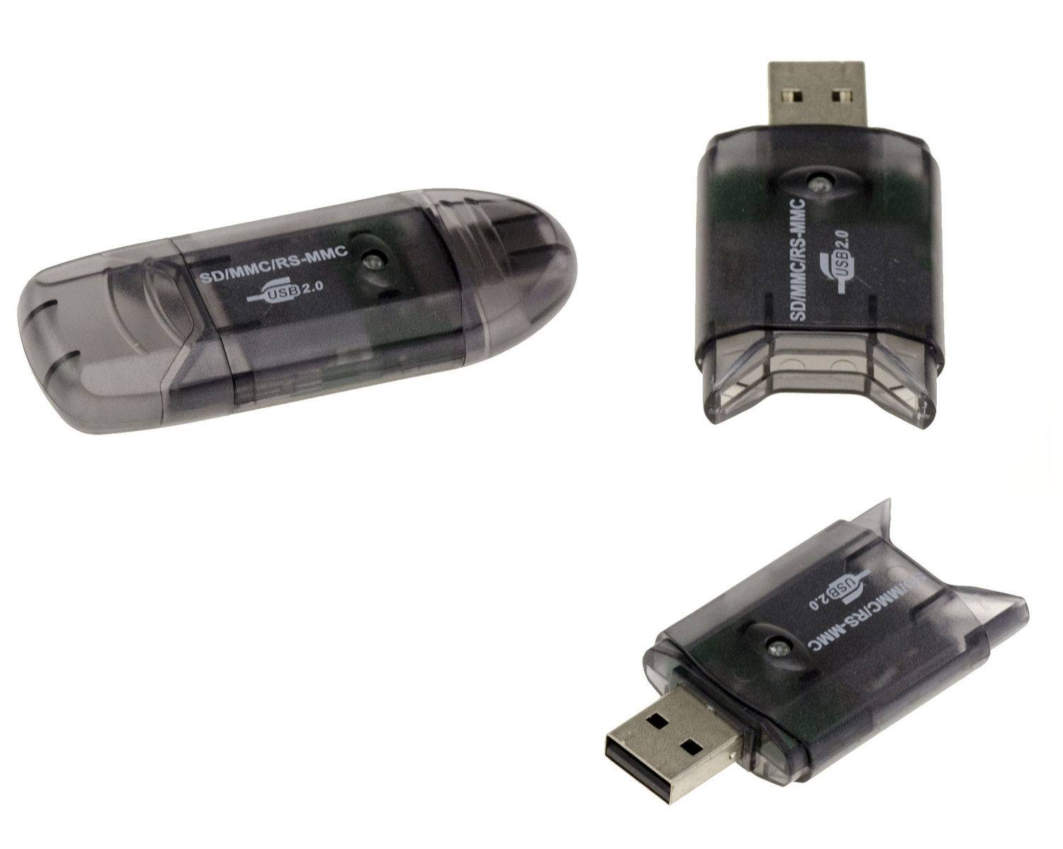 Lecteur Enregistreur USB 2.0 pour Cartes SD MMC RS-MMC SD SDHC SDXC-0