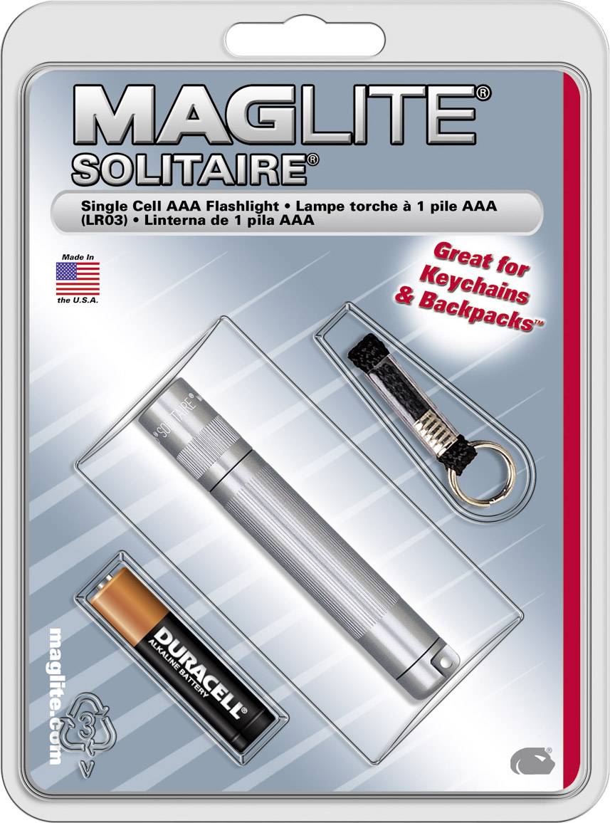 Mini lampe de poche Mag-Lite Solitaire® Ampoule crypton avec porte-clés à pile(s) 2 lm 3.75 h 24 g-1