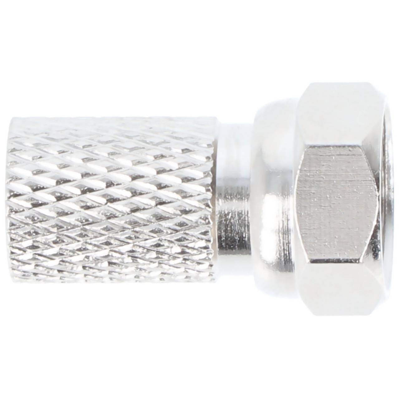 Connecteur F à visser Goobay 7,0 mm - adaptateur à visser en zinc avec contacts en nickel-2