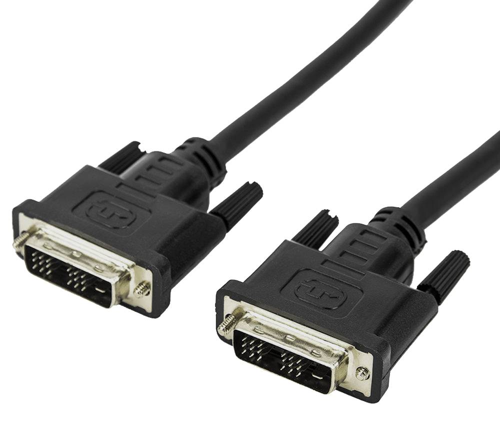 Câble de raccordement TECHly DVI Connecteur RJ45 5 m noir ICOC-DVI-8050 Câble DVI-7