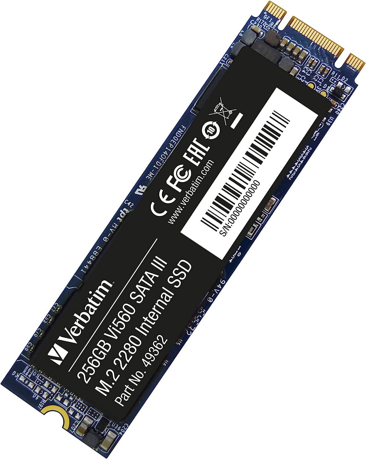 Verbatim SSD 256 Go, SATA-III, M.2 2280 Vi560 S3, (R) 560 Mo/s, (W) 460 Mo/s, Vente au détail-2