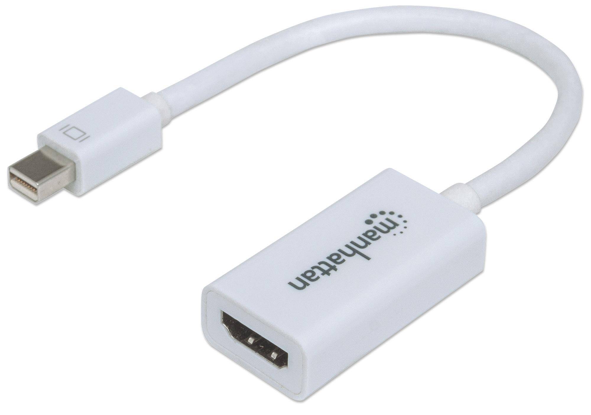 Manhattan 151399 Mini-Display Adaptateur [1x Mini port Display mâle - 1x HDMI femelle] blanc 12.00 cm-3