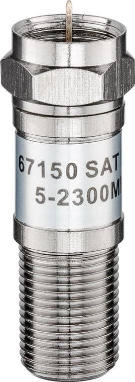 Atténuateur Goobay SAT 3 dB - connecteur F > prise F-3