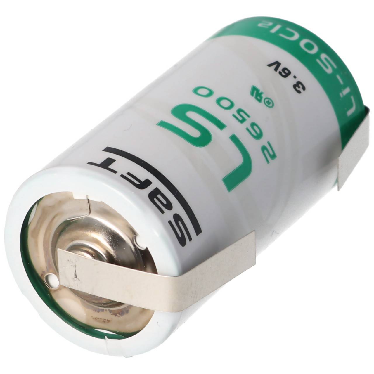 SAFT LS26500 Batterie au lithium Li-SOCI2, taille C avec cosse à souder en forme de U-1
