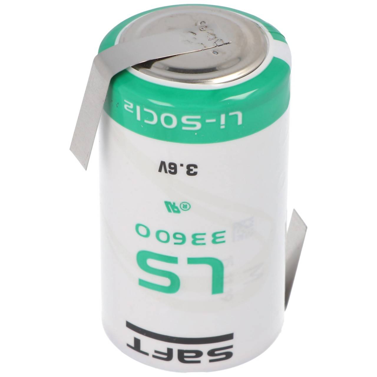 SAFT LS33600 Batterie au lithium 3.6V primaire avec cosse à souder en forme de Z-3