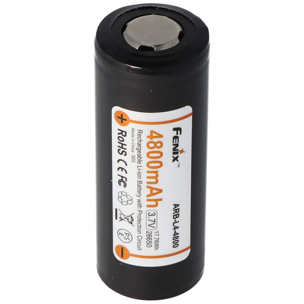 Fenix ARB-L4-4800 26650 Li-ion protégée 3.7 volts avec 4800mAh-0