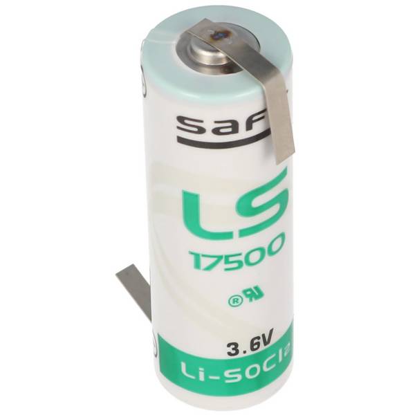 SAFT Batterie au lithium LS17500, taille A, avec cosse à souder en forme de Z