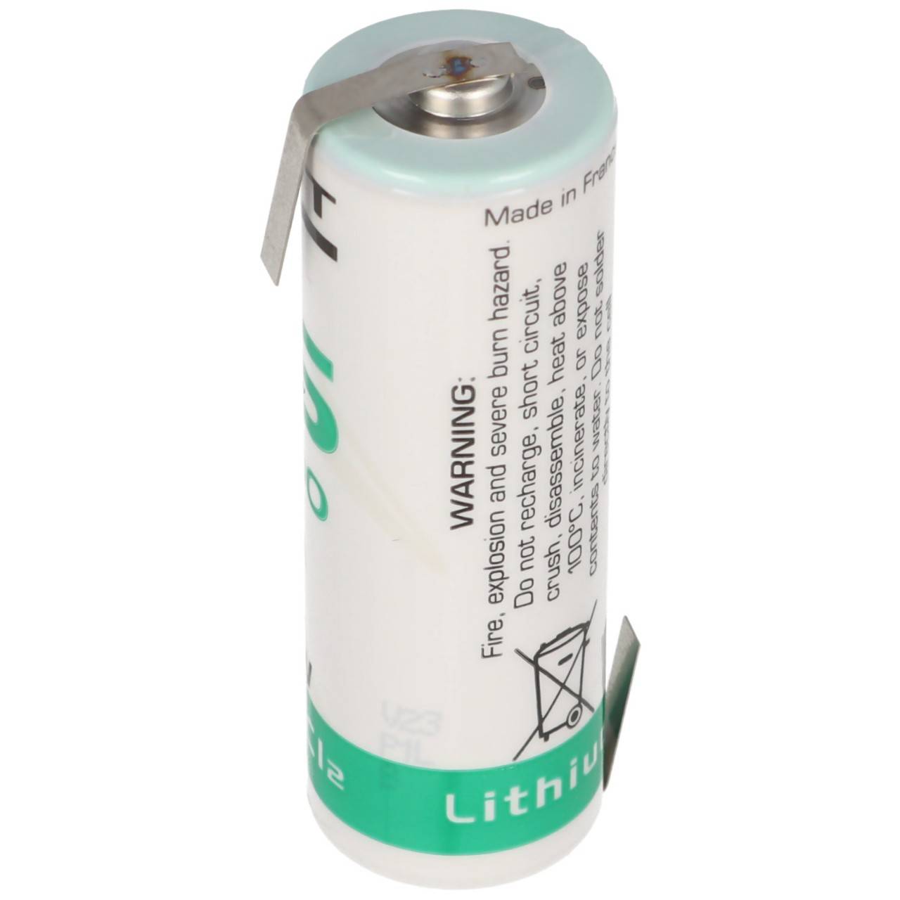 SAFT Batterie au lithium LS17500, taille A, avec cosse à souder en forme de Z-1