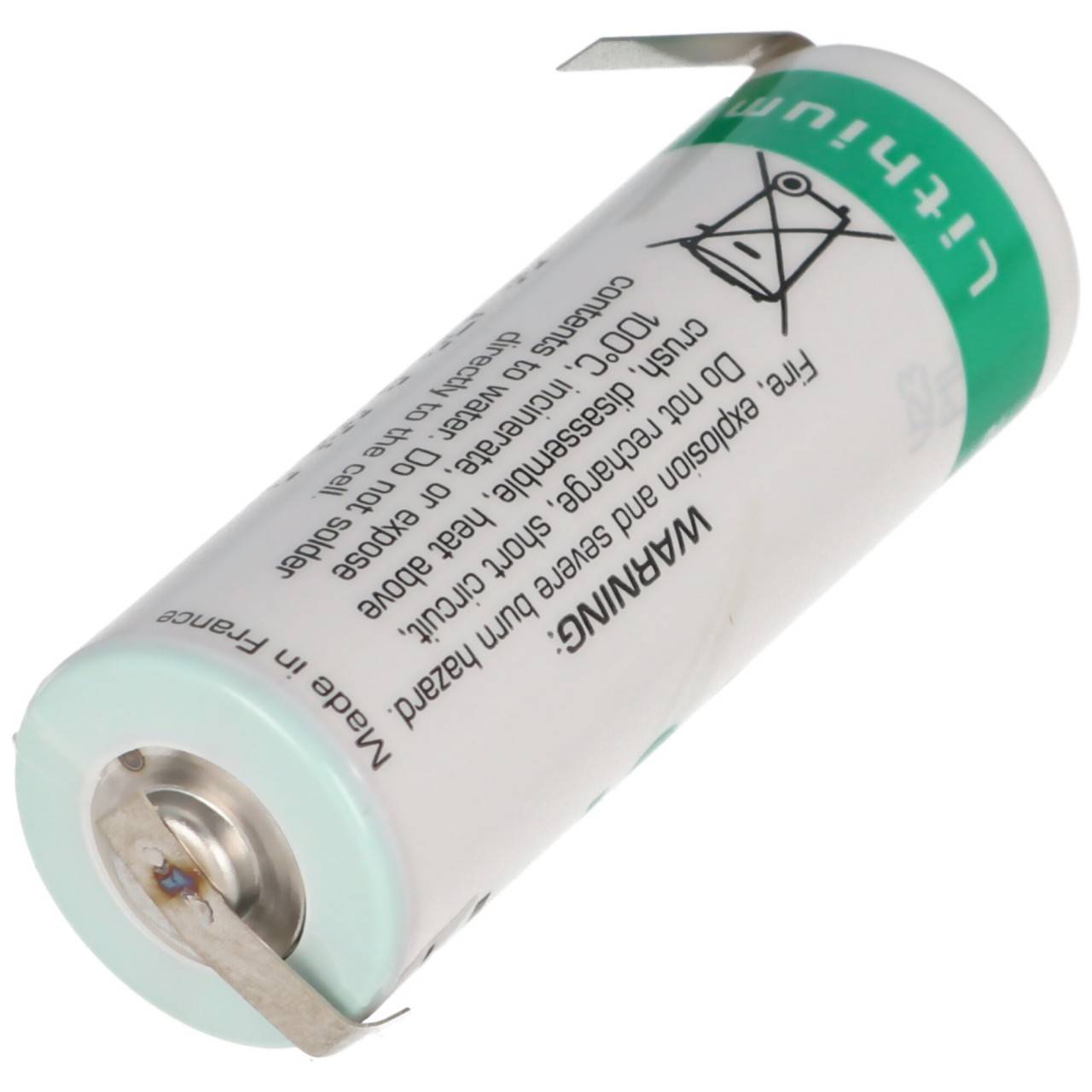SAFT Batterie au lithium LS17500, taille A, avec cosse à souder en forme de Z-3
