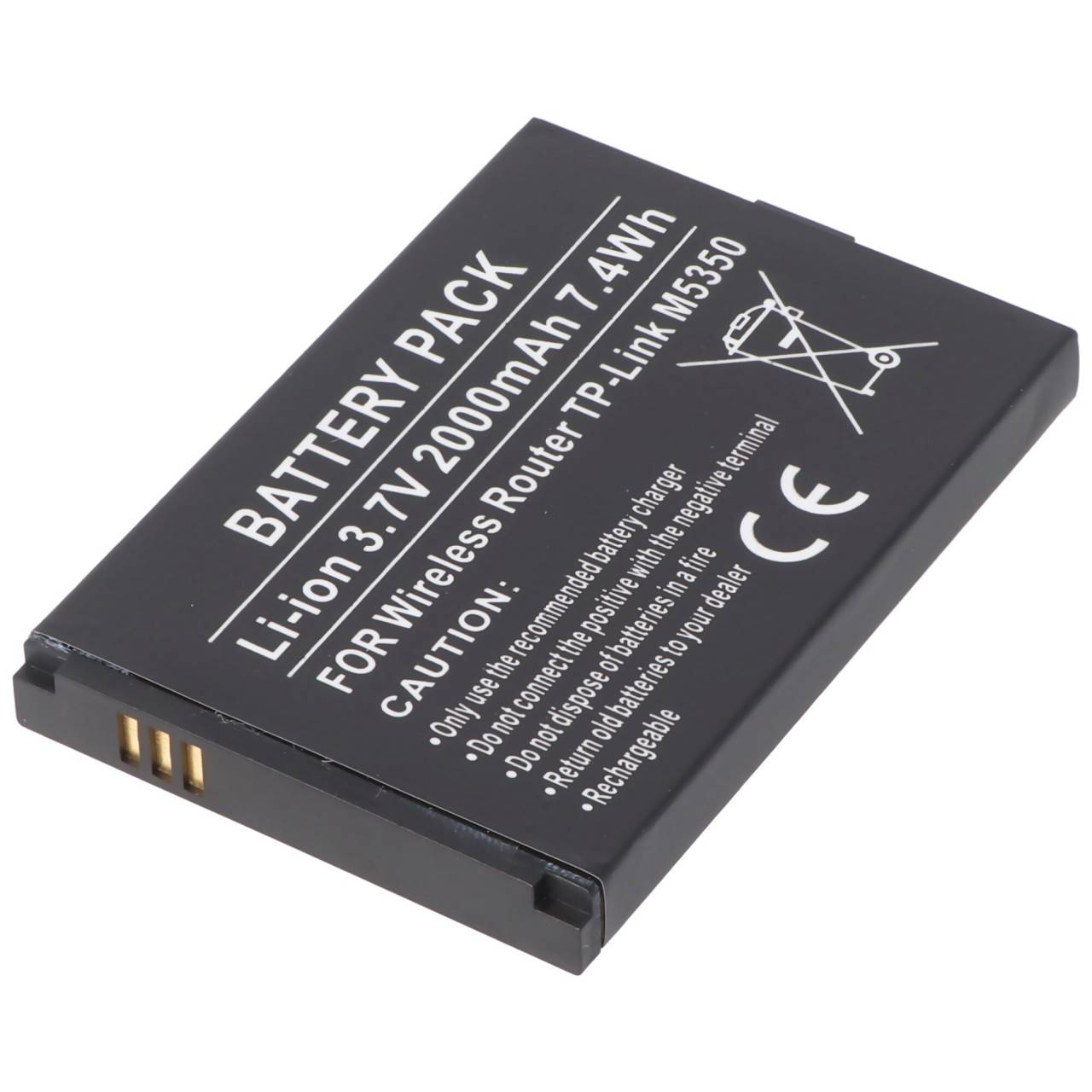 Batterie pour routeur sans fil TP-Link M5350 Li-ion batterie 3.7V 2000mAh-0