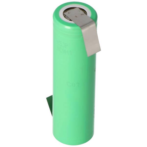 Samsung INR18650 25R 2500mAh 3.6V - 3.7V non protégé + étiquette de soudure Z