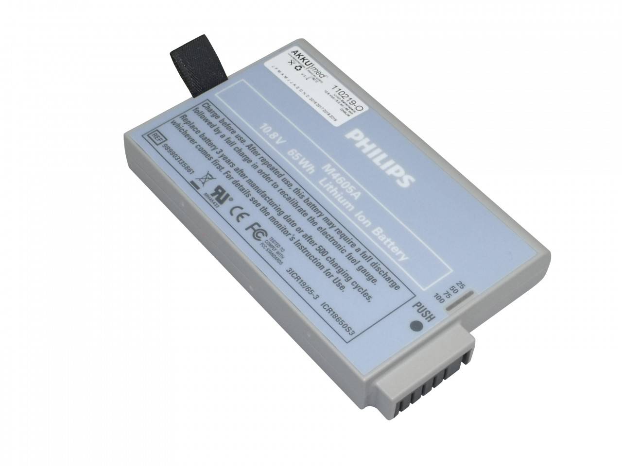 Batterie d'origine Philips MP20, MP30, MP40, Avalon FM20 - Type M4605A-0