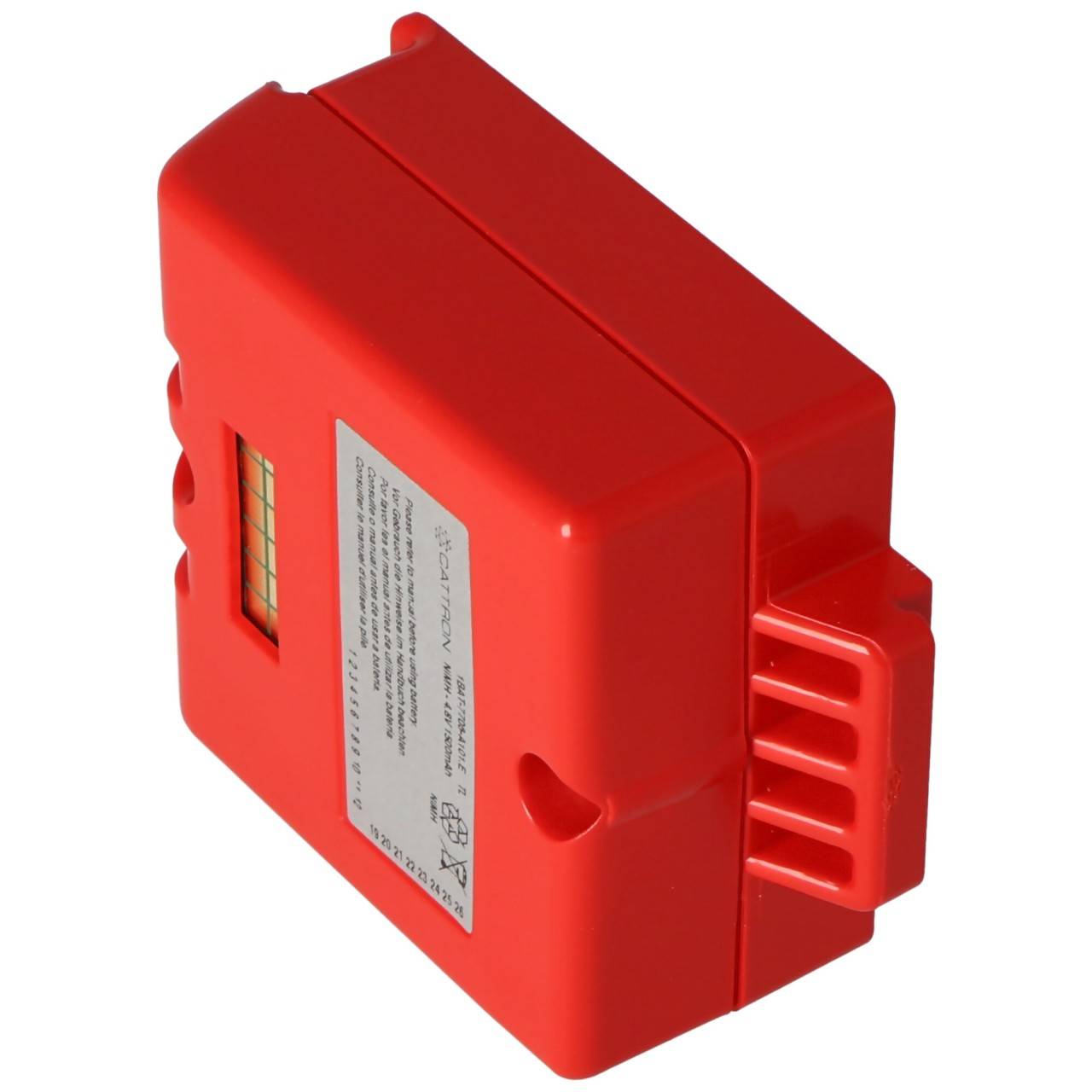 Batterie NiMH d'origine pour télécommande radio Laird Cattron Theimeg, LRC BE 023-00122, 4.8V 1500mAh-4