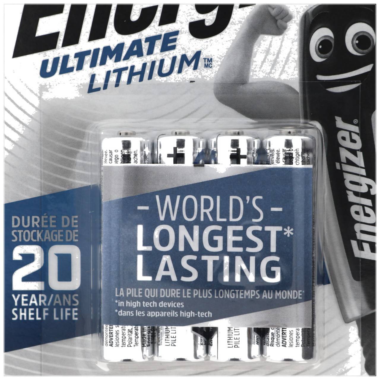 Pile au lithium Energizer L92 AAA, 1,5 volts, 1260mAh, blister-1