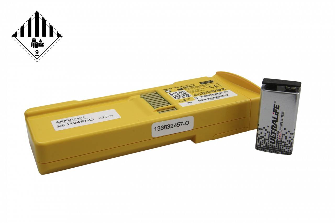 Batterie au lithium d'origine Defibtech Lifeline AED DCF-100-0