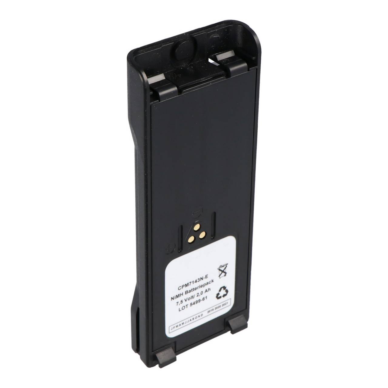 Batterie pour Motorola GP900, NTN-7143 2000mAh NiMH 2.0Ah avec moins d'autodécharge-2