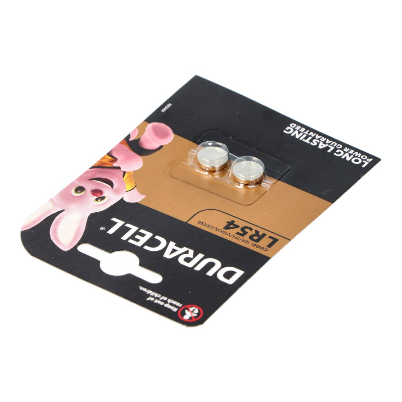 Pile bouton duracell LR54, AG10, LR54, LR1130, 189, RW89, double blister-1