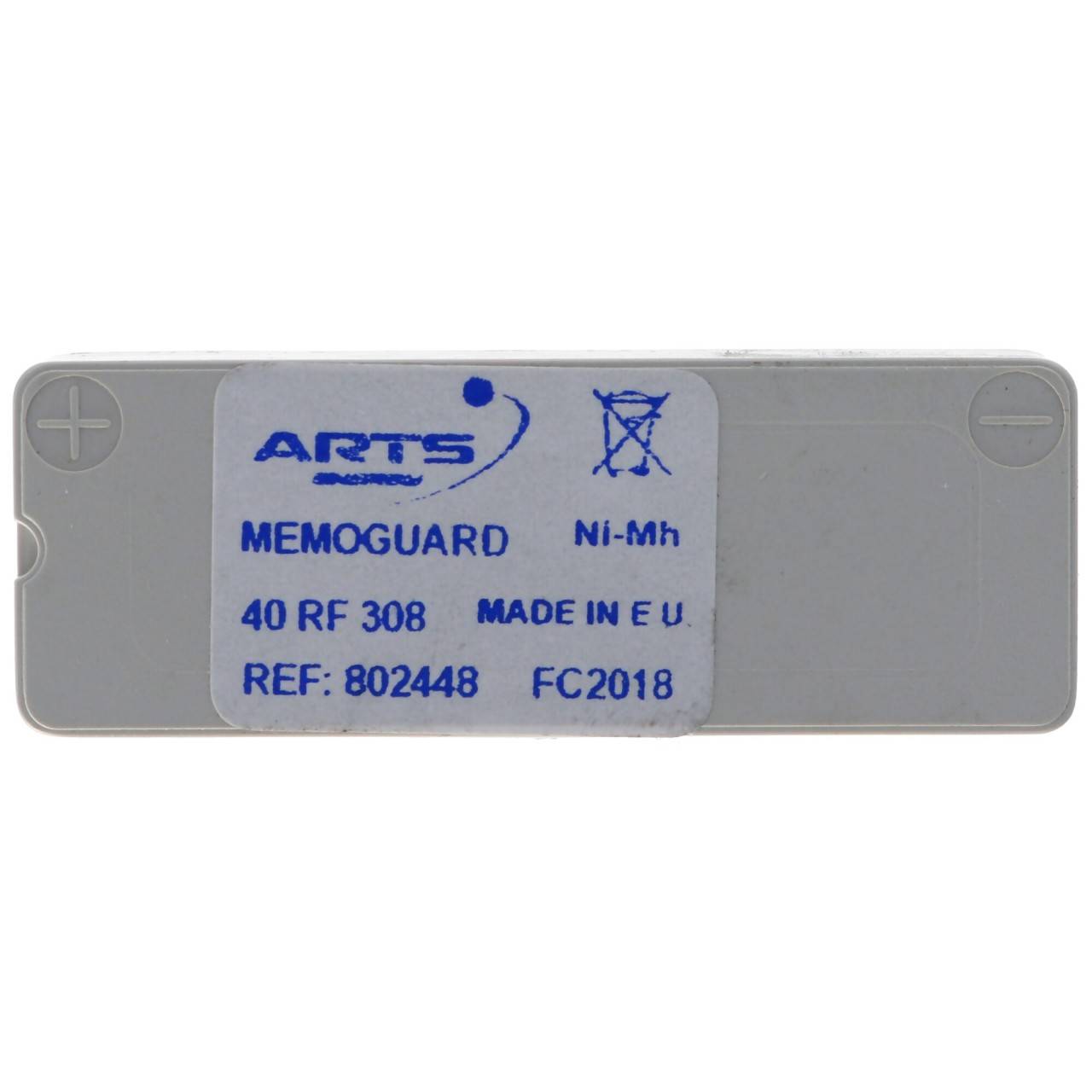 Juice Memoguard 40RF308 batterie rechargeable NiMH 3.6 volts, 80mAh, 56.1x20.3x9.1mm-3