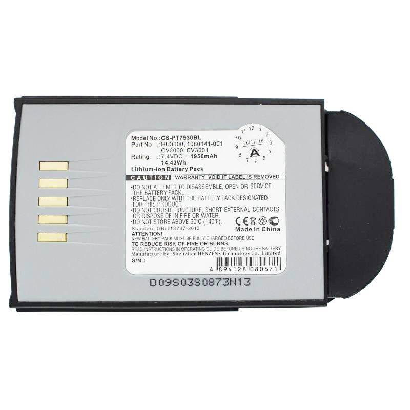AccuCell batterie adaptée pour Psion Teklogix 7535 avec 1950mAh-4