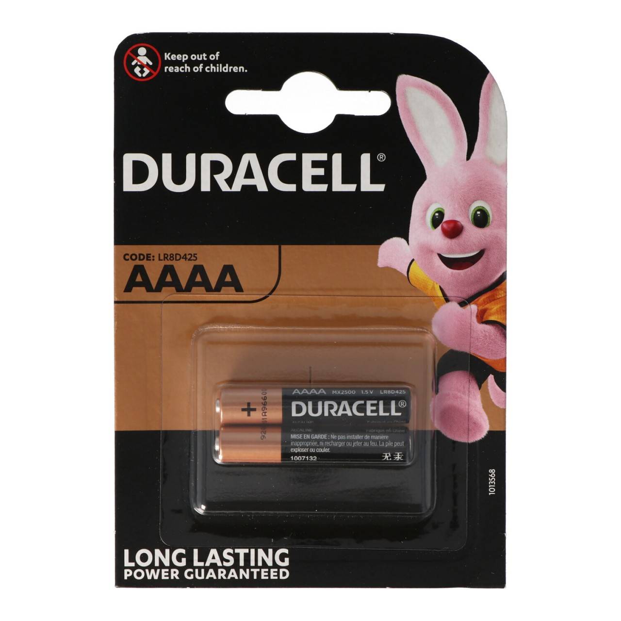 Pile alcaline LR61 AAAAA DURACELL ULTRA M3 MN2500, veuillez noter les dimensions environ 41,5 x 8,3 mm-0
