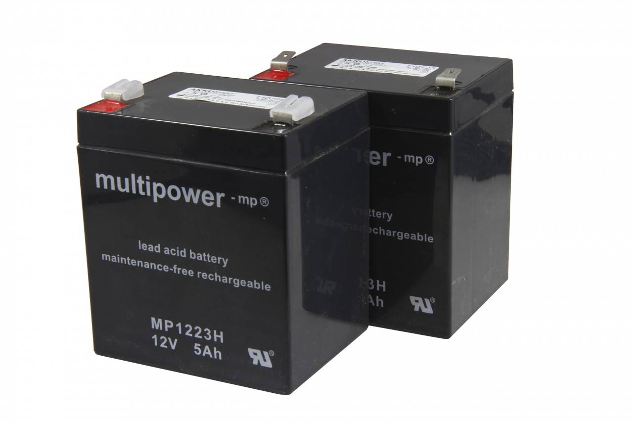 Batterie rechargeable au plomb adapté pour Maxi Sky 600 Lifter 2x12 Volt 5.0 Ah - 403.10500-0