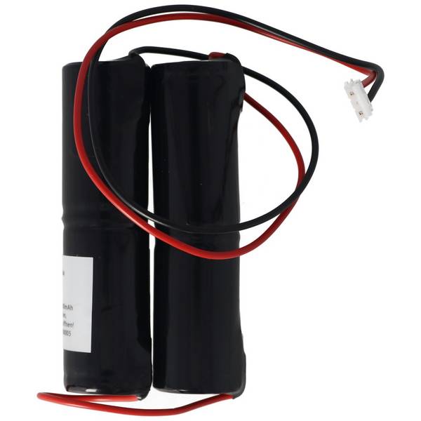 Batterie lumière de secours NiMH 4,8V 3000mAh 2x L1x2 Sub-C avec fiche de câble