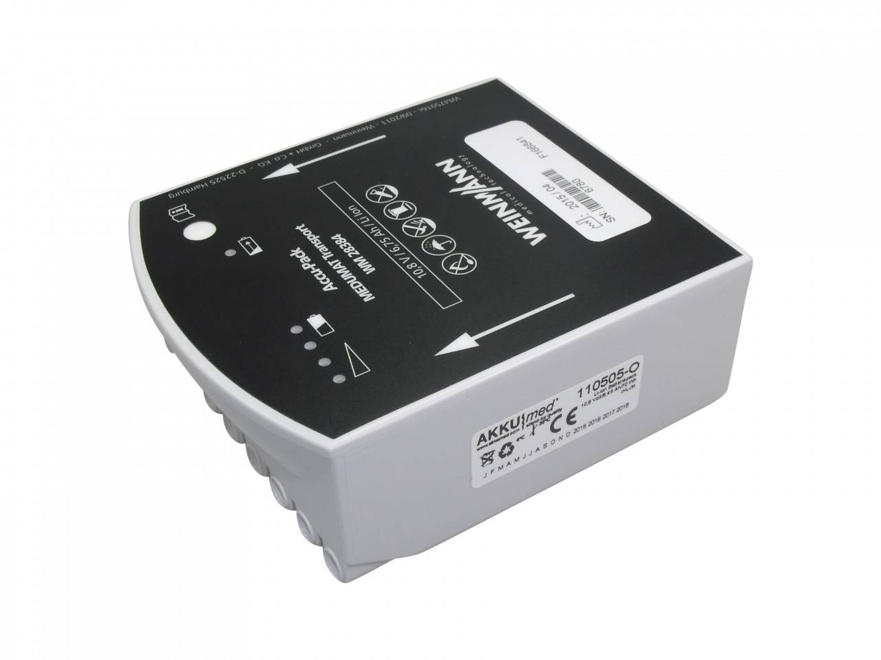 Batterie d'origine Li Ion Weinmann type WM28384-0