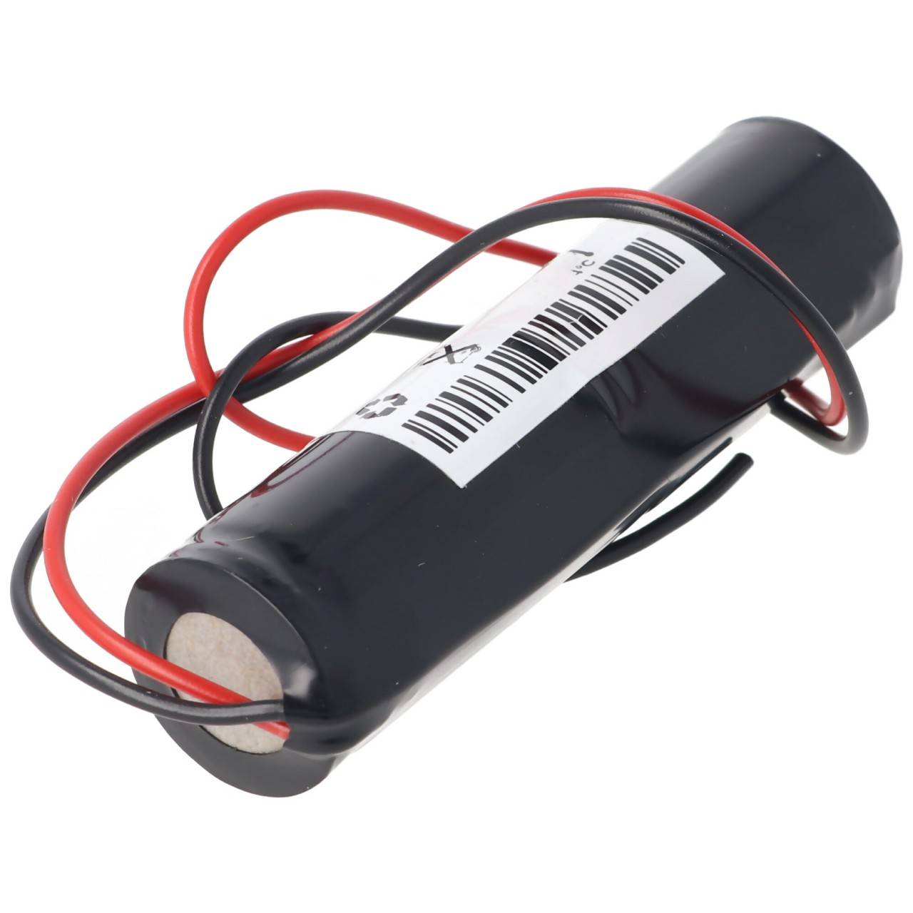 Batterie pour lampe de secours NiCd 2,4V 1800mAh L1x2 Sub-C avec câble de 200mm sur un côté compatible avec batterie...-2