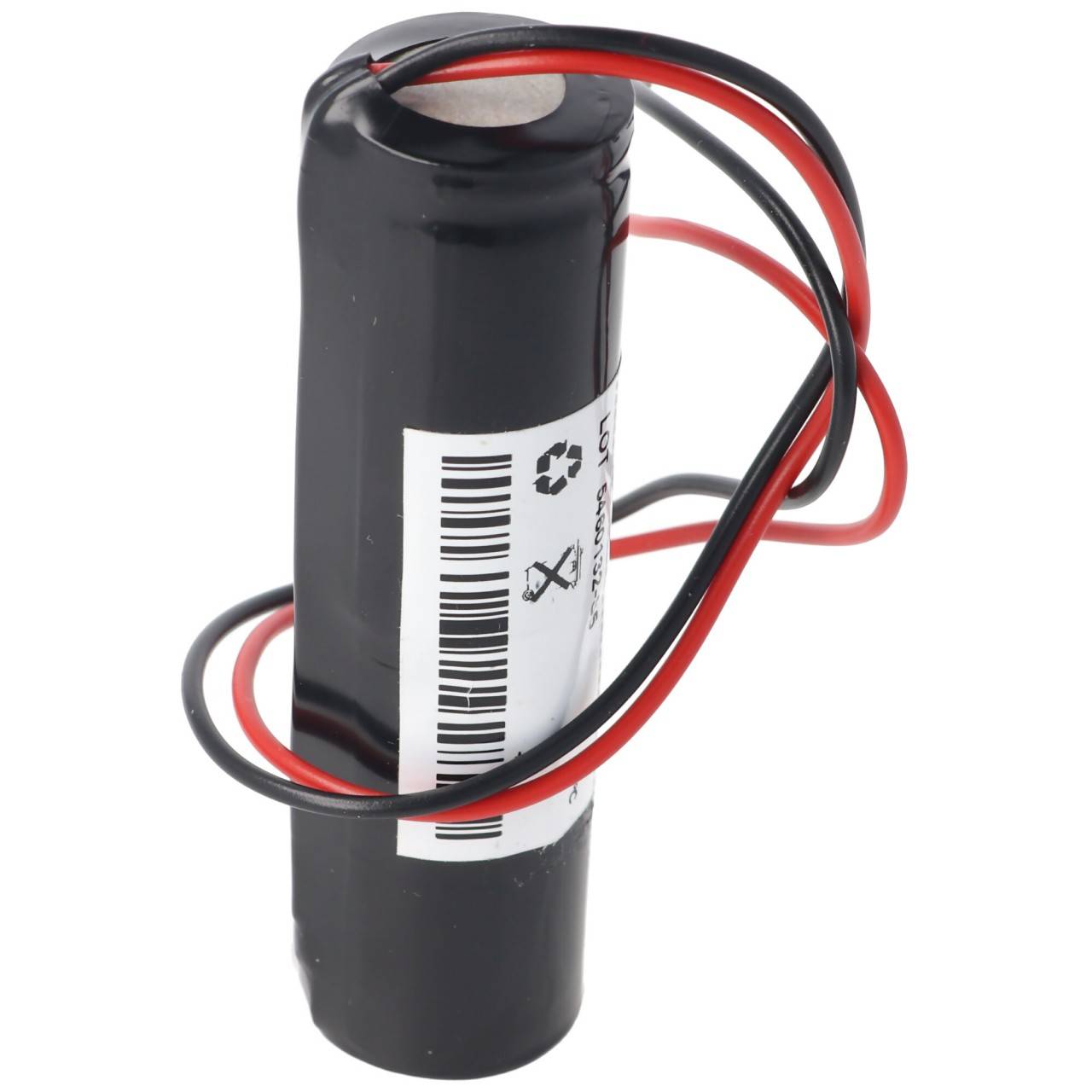 Batterie pour lampe de secours NiCd 2,4V 1800mAh L1x2 Sub-C avec câble de 200mm sur un côté compatible avec batterie...-4