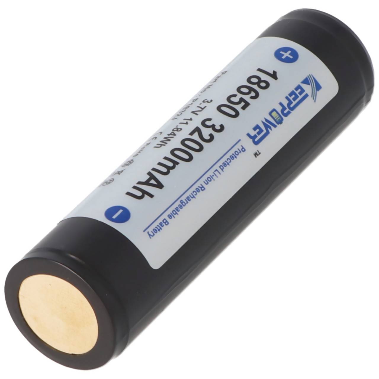 Keeppower 18650 - PCB protégé de batterie Li-ion de 3,6V - 3,7V de 3,600mAh-2
